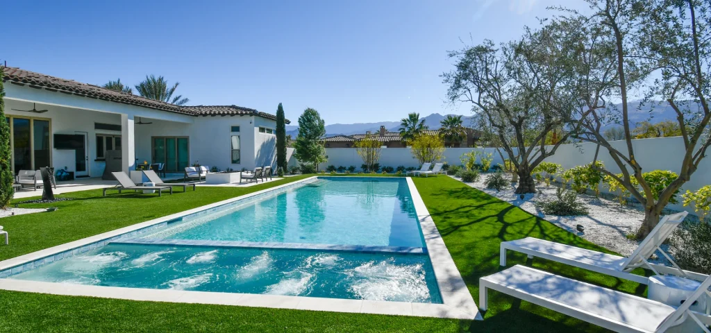 Backyard pool oasis from Teserra