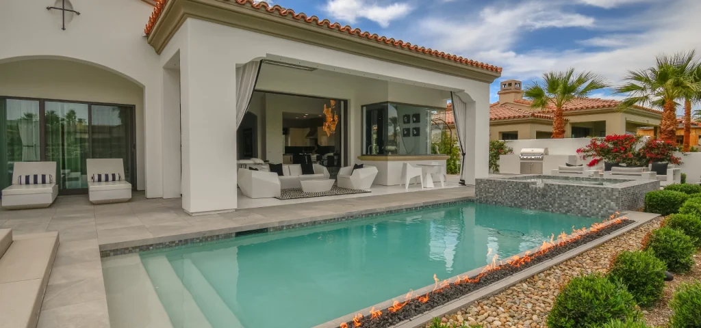 Pool installed by Teserra Outdoors