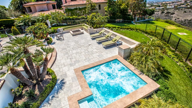 Backyard pool installation from Teserra OUtdoors