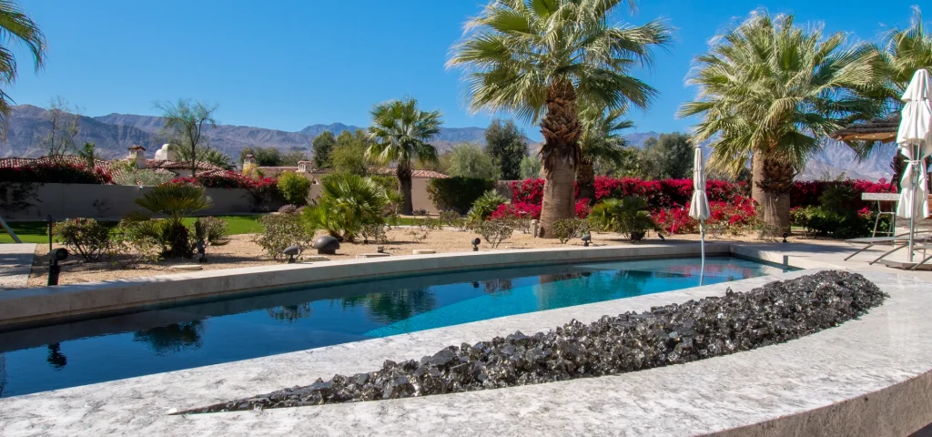 Pool installed by Teserra Outdoors