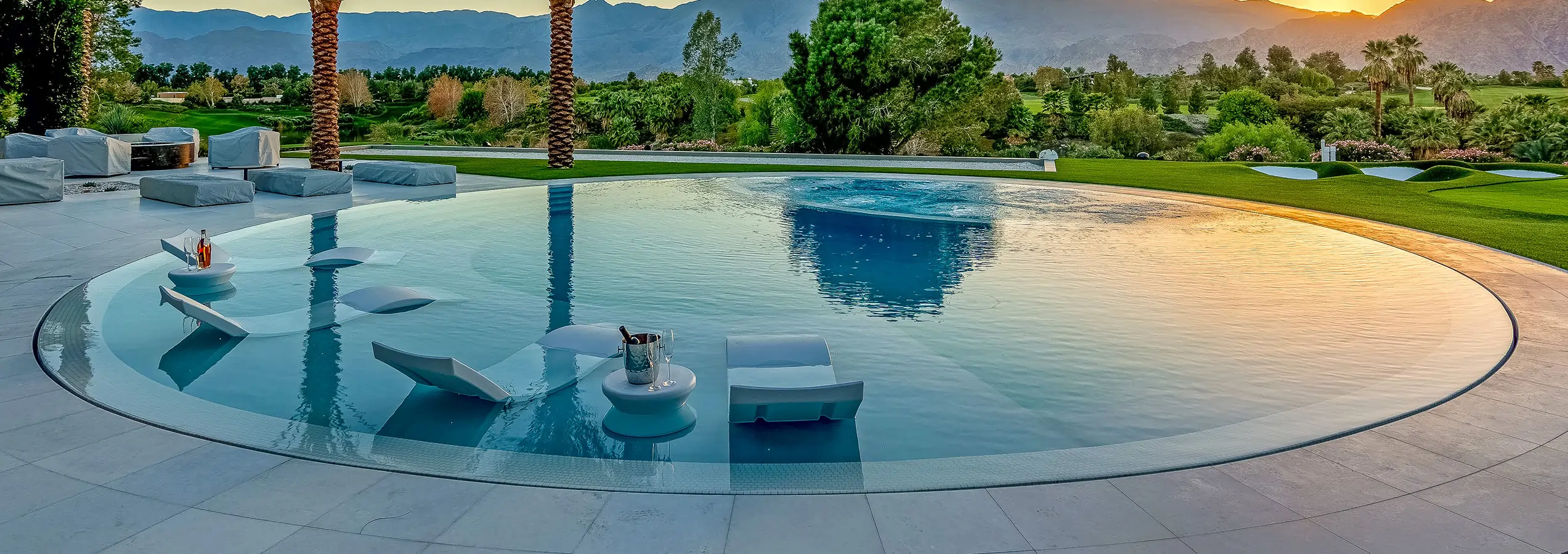 pool installed by Teserra Outdoors