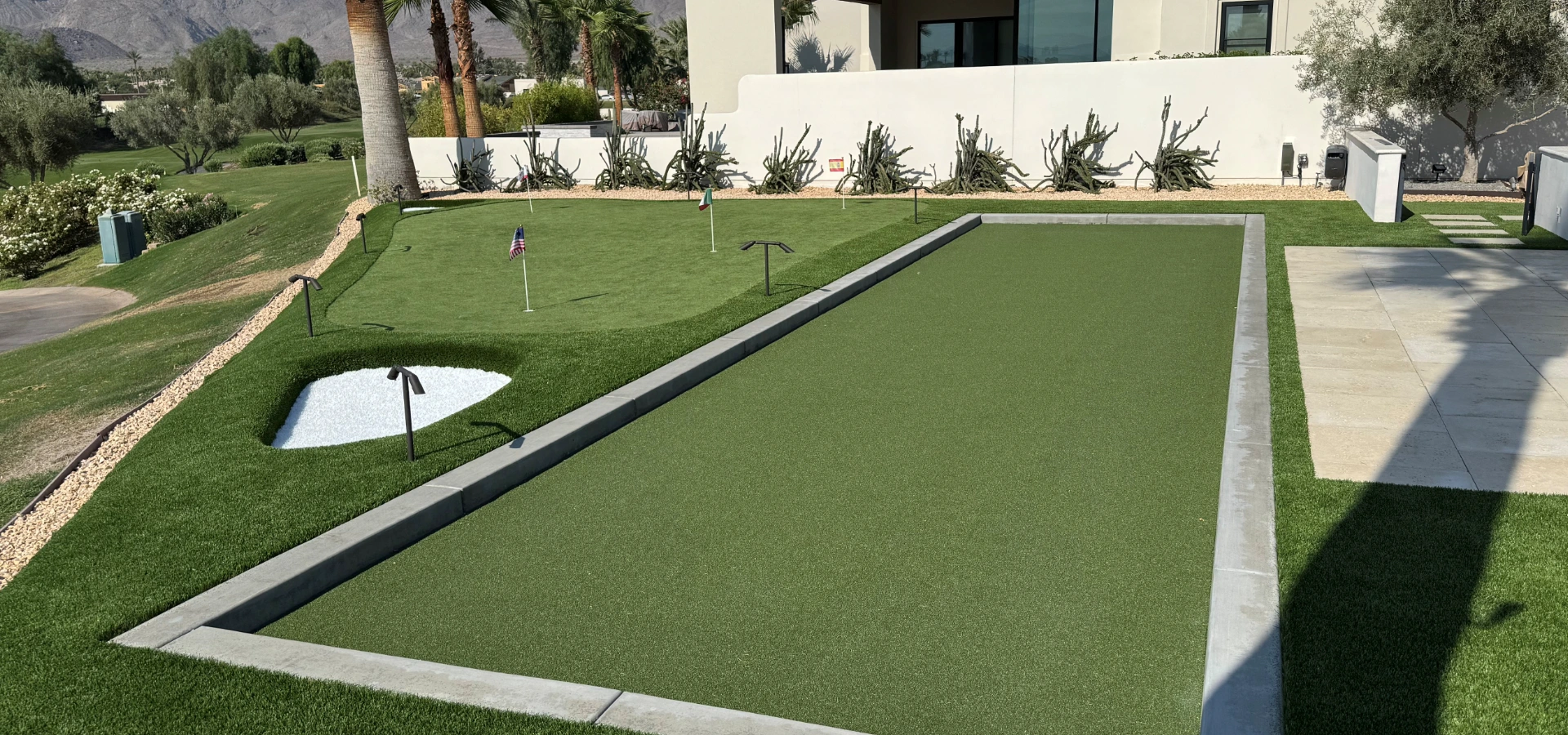 Backyard pool installation from Teserra OUtdoors