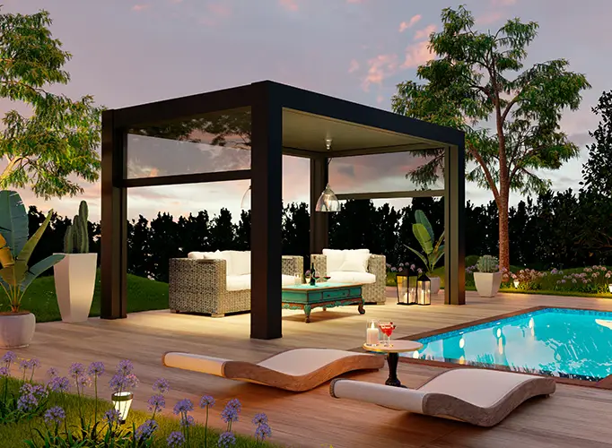 Outdoor Pergola installed by Teserra Outdoors