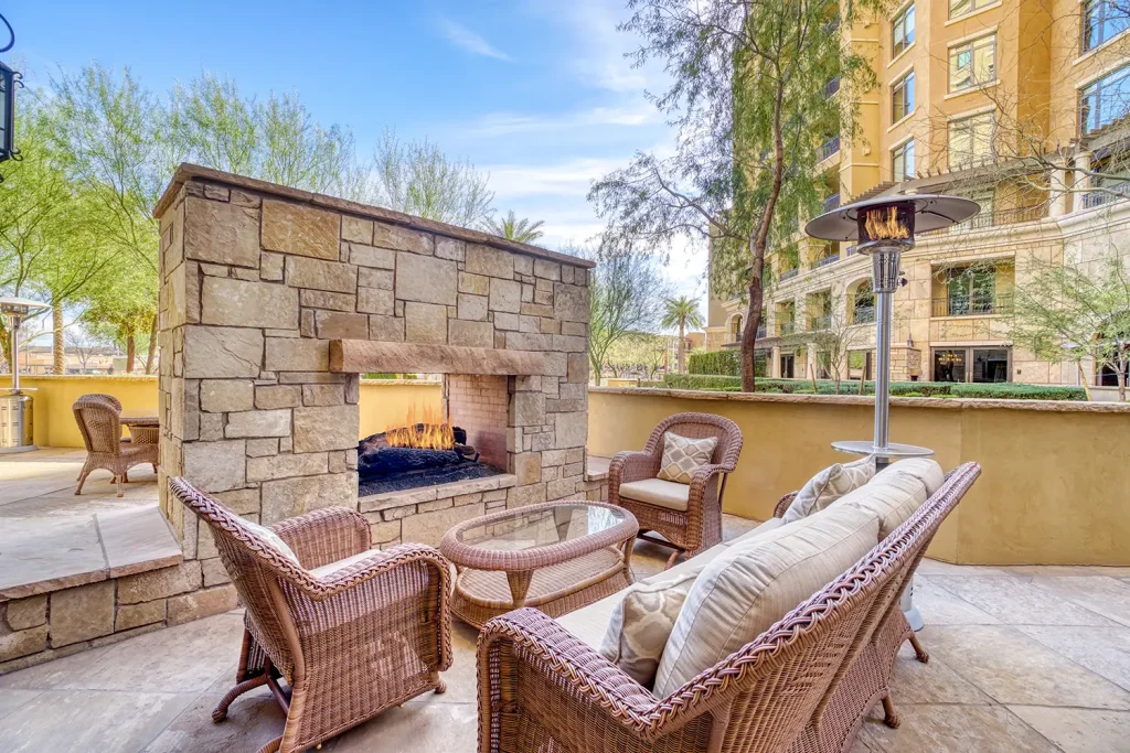 Outdoor Fire Pit installation from Teserra Outdoors